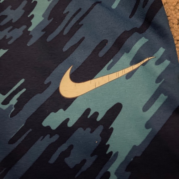 Nike Pro Blue Leggings - Picture 3 of 5
